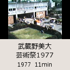 武蔵野美大 芸術祭1977｜1977  11min｜